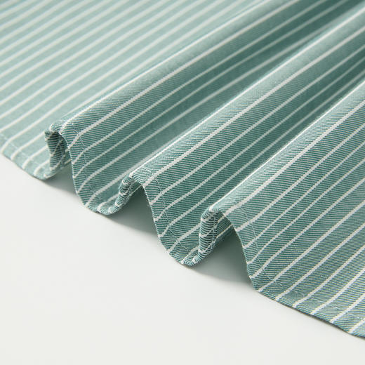 刺绣款｜罗蒙秋季男装长袖衬衫男士商务休闲百搭竖条纹衬衣男开衫 商品图12