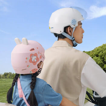 京东京造【轻盈透气】儿童自行车电动车头盔3C认证新国标A类四季夏季通用电瓶车头盔50-56cm 小恐龙 /摩托车/电动车 /骑士装备 /电动车头盔 商品图4