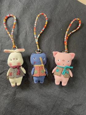 出口日本包挂、钥匙扣布偶玩偶，纯手工！