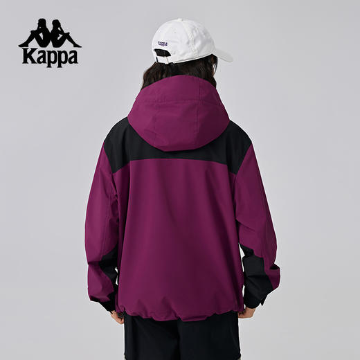 Kappa卡帕背靠背运动防风衣女款2024新款秋季户外防泼水夹克外套K0E82FJ71 商品图3