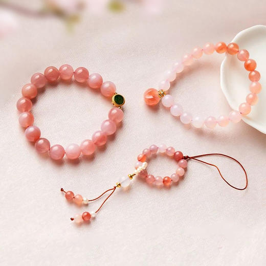 粉嫩水灵盐源玛瑙 多款可选 商品图1