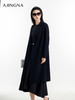 【商场同款】阿菁娜2024秋季新款V领经典平驳头风衣A30q105017 商品缩略图1