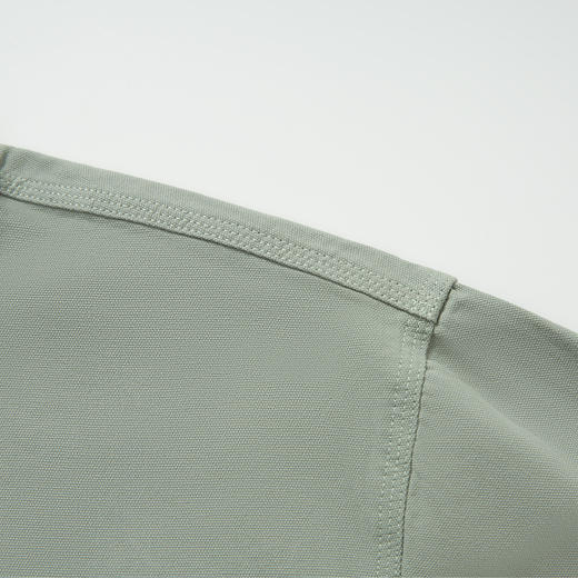 100棉｜罗蒙秋季男装长袖衬衫男士休闲百搭双口袋纯色衬衣男外套 商品图7