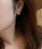 香奈儿24p金色菱格耳钉（SLB） 商品缩略图4