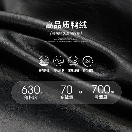 西遇美式复古轻薄休闲女士羽绒服冬季新款百搭立领夹克外套D0043867 商品图4