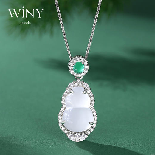 Winy925纯银遇上福禄项链送女友闺蜜节日生日礼物 商品图0