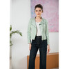 司歌缎面提花外套短款长袖B901099Y 商品缩略图1