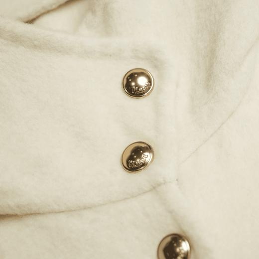 【破价】N°28 秋冬款气质时尚毛呢大衣连帽围脖式设计防风外套8A51D531 商品图3