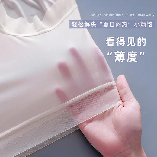 【39.9抢5条！超薄冰感面膜裤】亲肤透气不闷汗，无痕性感舒适，女冰丝中腰速干凉感少女学生内裤 商品图2