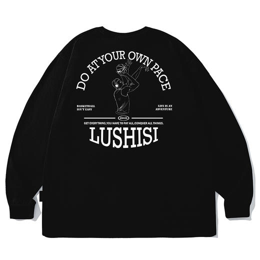 LUSHISI【克服】主题速干长袖运动T恤吸湿排汗网眼透气秋款肌理感 商品图4