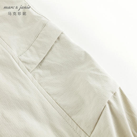 马克珍妮男童拼接线条加绒工装裤2024年秋冬新款241251 商品图3