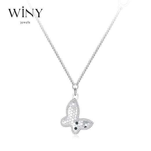 Winy925纯银梦幻蝶舞项链送女友闺蜜节日生日礼物 商品图6