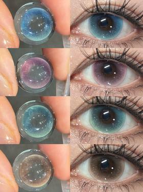 pfgirlcon月抛  玫瑰千金/落日千金/月光千金/玛丽千金 14.5mm 绿/粉紫/蓝/棕