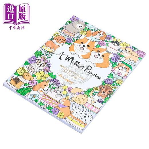 【中商原版】一百万只小狗 涂色书 A Million Puppies Paw-some Pooches to Colour 英文原版 Lulu Mayo 生活休闲 商品图1