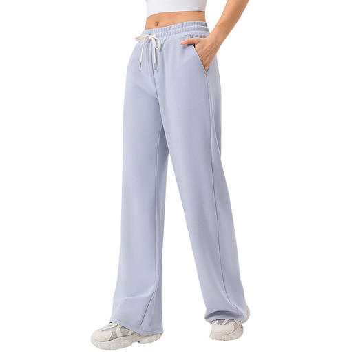 跃牌【欲动春风】系列 欧美秋冬阔腿运动裤女高腰宽松户外跑步健身长裤42307（此款为欧码） 商品图4