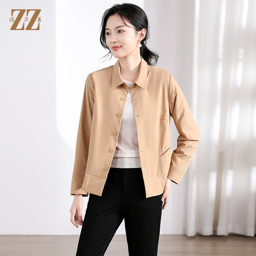 佐尔美秋季新款 气质通勤短风衣女M43FD04 商品图1