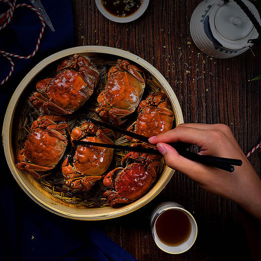 【签收超8小时死蟹不包赔，售后请在线反馈】鲜知臻食*阳澄股份大闸蟹荣品级 商品图2