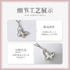 Winy925纯银梦幻蝶舞项链送女友闺蜜节日生日礼物 商品缩略图4