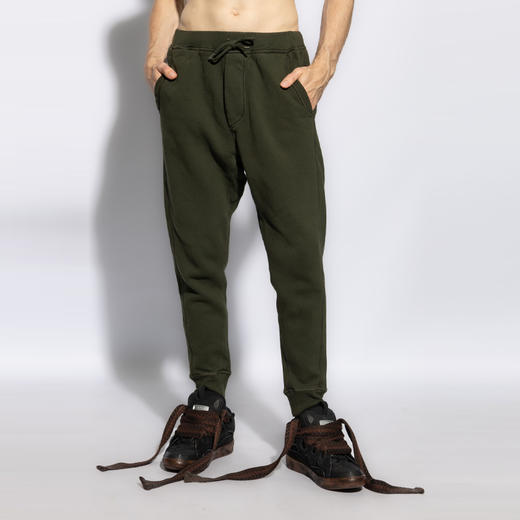 【二】DSQUARED2 男士棉质休闲运动裤 绿色 S74KB0958 D25001 697 商品图1