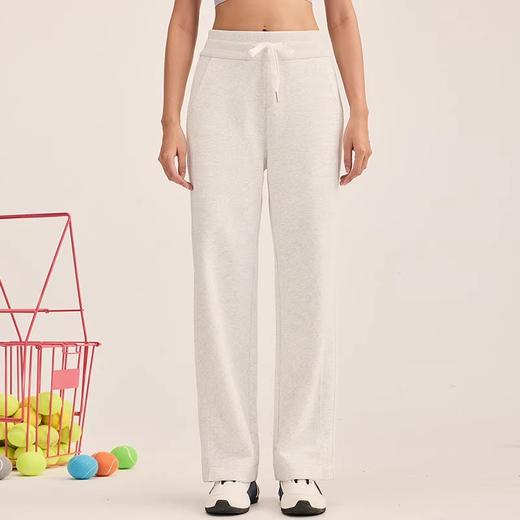 跃牌【瑜见伽人系列】2024 秋冬高腰抽绳运动休闲裤宽松双线分割显瘦健身跑步瑜伽服女YZ5108 商品图3