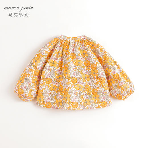马克珍妮女童满底碎花纯棉法式衬衫2024年秋装新款241800 商品图1