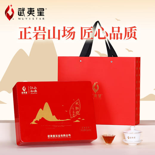 武夷星 江山如画  正岩 大红袍 武夷岩茶 礼盒装 160g 商品图2