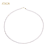 爆款珍珠小米baby链冷白光强光长度45cm 18k金3-4mm 商品缩略图0
