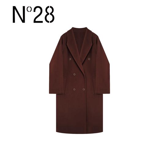 N°28 传承801大衣 秋冬款时尚中长款经典气质毛呢外套8A52D815  商品图3