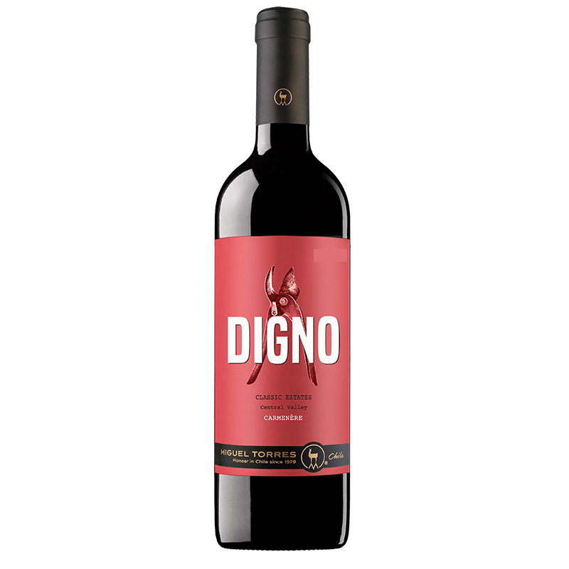 米高桃乐丝帝格瑞伽美那干红葡萄酒 Miguel Torres Digno Carmenere Varietal 750ml