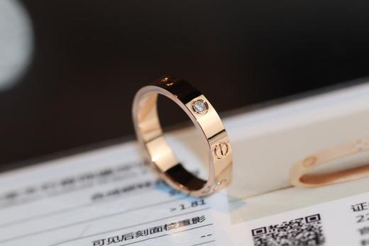 卡地亚-宽版，窄版经典love螺丝1钻/无钻戒指（SJ） 商品图2
