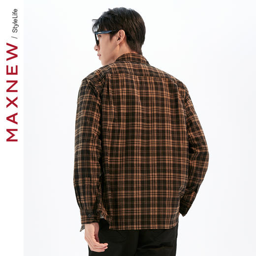 【衬衫】男装法兰绒格纹衬衫 1N4112301 商品图2