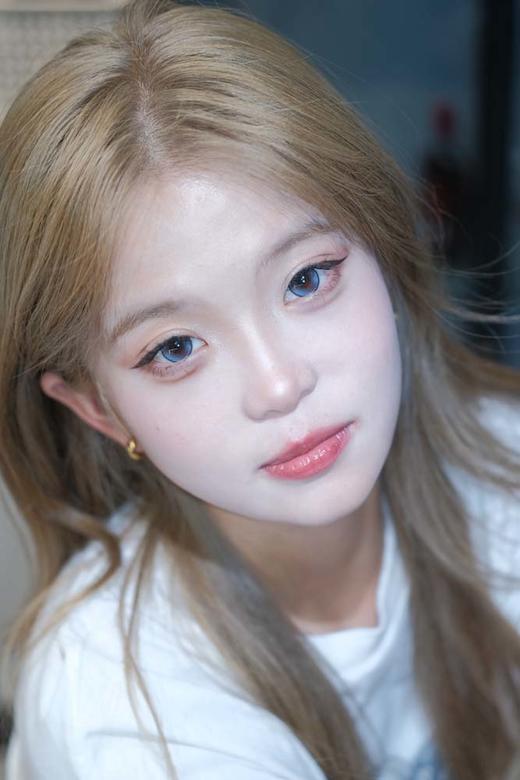 skeye 半年抛美瞳 害羞蝶豆花 直径14.5mm 着色 13.9mm 商品图1