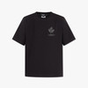 【二】DSQUARED2 女士枫叶徽标印花棉质圆领短袖T恤 黑色 S75GD0415 D20020 900 商品缩略图0
