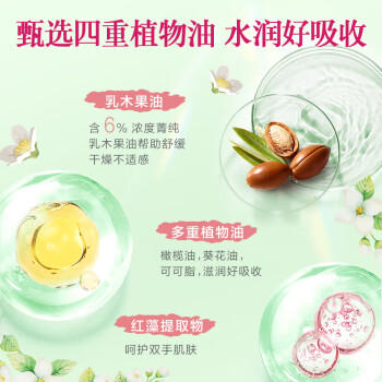 曼秀雷敦花语护手霜 持久留香保湿滋润防干裂淡化细纹男女士 玫瑰味50g 商品图5