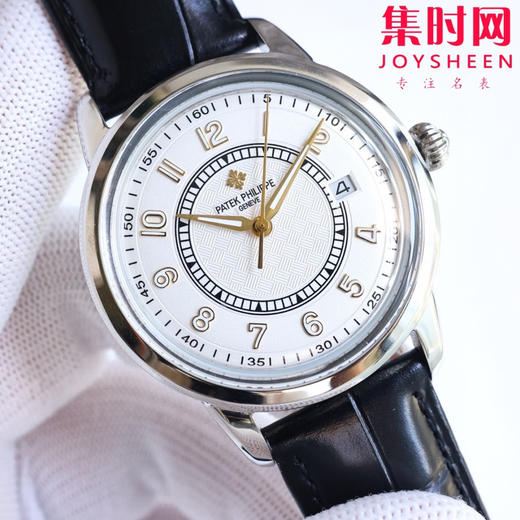 百达翡丽PP 锅盖玻璃 古典系列 男士腕表 商品图0