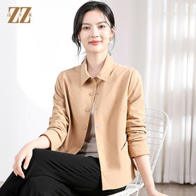 佐尔美秋季新款 气质通勤短风衣女M43FD04