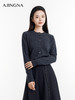 【商场同款】阿菁娜2024秋季新款绵羊毛精致圆领开衫A30D318027 商品缩略图1
