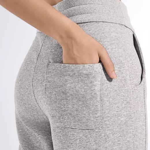 跃牌【瑜见伽人系列】2024 秋冬高腰抽绳运动休闲裤宽松双线分割显瘦健身跑步瑜伽服女YZ5108 商品图4