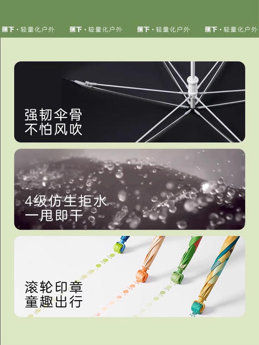 【带防伪】蕉下儿童网红雨伞男童女孩安全防晒幼儿园小学生上学宝宝卡通晴伞 商品图3