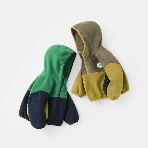 齐齐熊男童连帽卫衣儿童春秋保暖外套宝宝休闲洋气2024新款运动服 商品图7