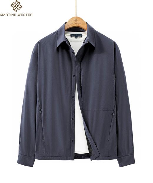 Martine Wester 男式舒乐特面料Octa里寸中长款风衣  11063521 商品图3