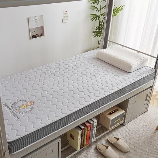 【柔感护脊，可折叠易收纳】乳胶床垫 家用榻榻米床褥 出租房学生宿舍床垫 单人上下铺寝室软褥子 乳胶抗菌 针织刺绣款床垫 商品图6