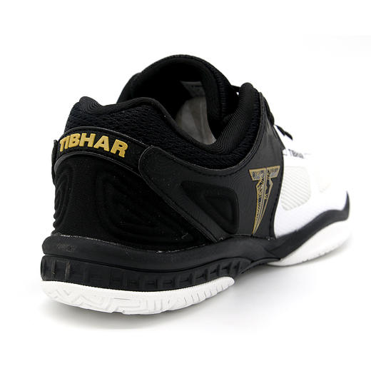 Tibhar挺拔乒乓球鞋 飞翼2.0 专业兵乓球运动鞋比赛鞋训练鞋 白黑色/湖蓝色 商品图6