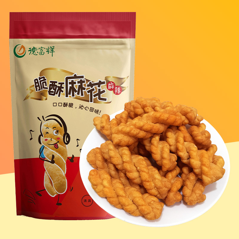 【积分兑换】德富祥麻辣麻花126g*1袋