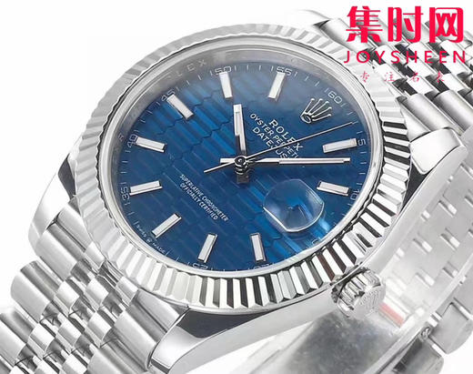 劳力士日志型41系列 男士腕表 蓝盘格棱纹
机芯：搭载改Cal.3235 商品图2