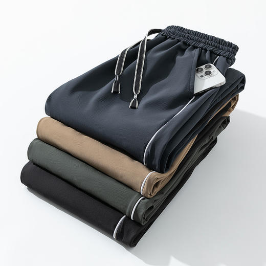 【新款DYF】大依优型大码直筒休闲裤阔腿加肥加大男装舒适胖子肥佬百搭运动裤长裤 商品图8