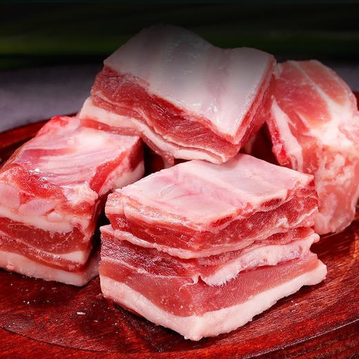 【骨头只有薄薄一层】牧北鲜锡盟6月龄苏尼特有机羔羊肉-有机羔羊排块羊寸排2斤 商品图1