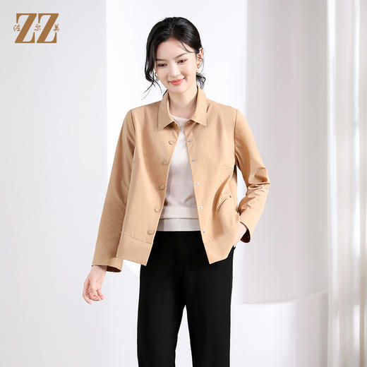 佐尔美秋季新款 气质通勤短风衣女M43FD04 商品图3