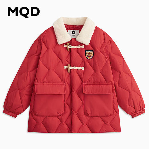 【MQD】童装男大童冬新款保暖舒适中长款羽绒服 商品图0
