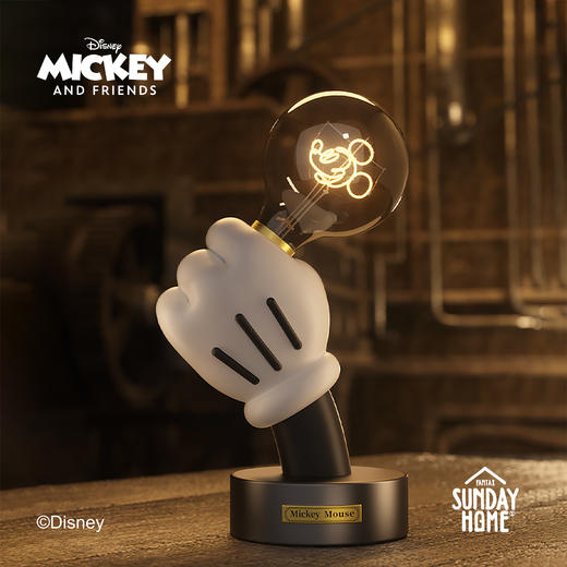 SUNDAY HOME 迷你米奇手台灯 复古黑 商品图2